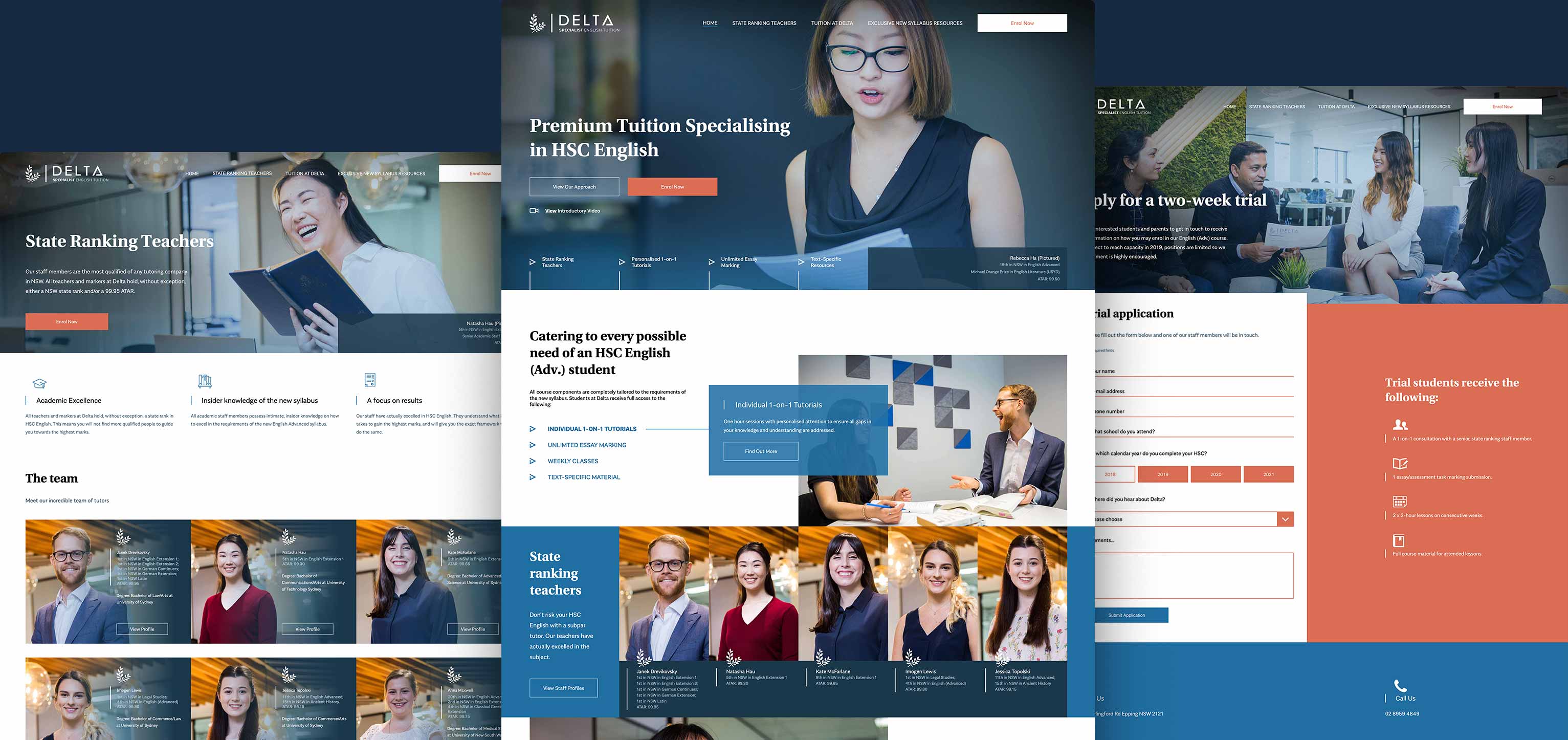 Delta Education - a project by Ulladulla Web Design