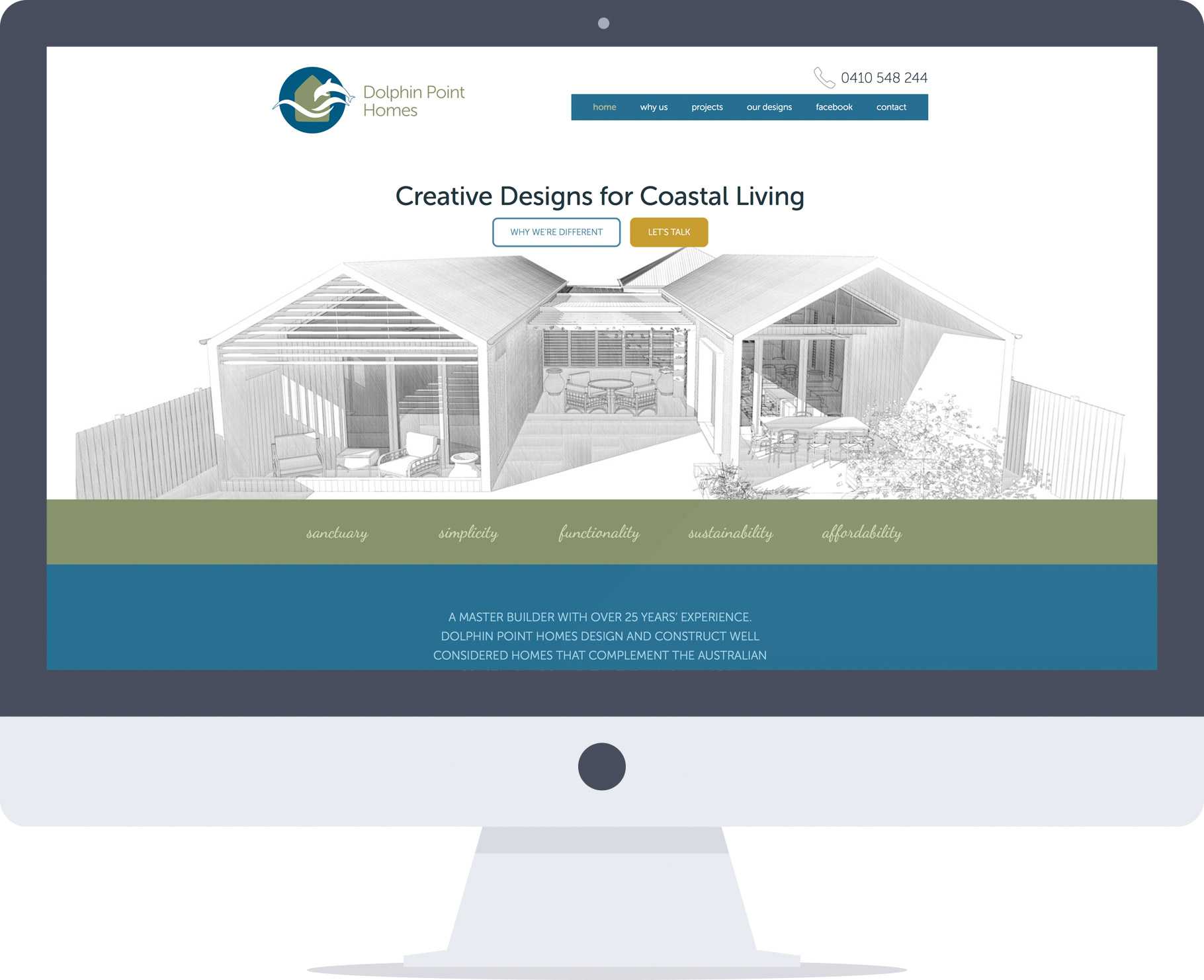 Dolphin Point Homes Designed by Ulladulla Web Design