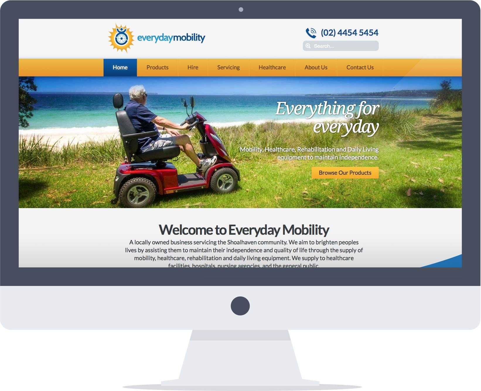 Everyday Mobility Designed by Ulladulla Web Design