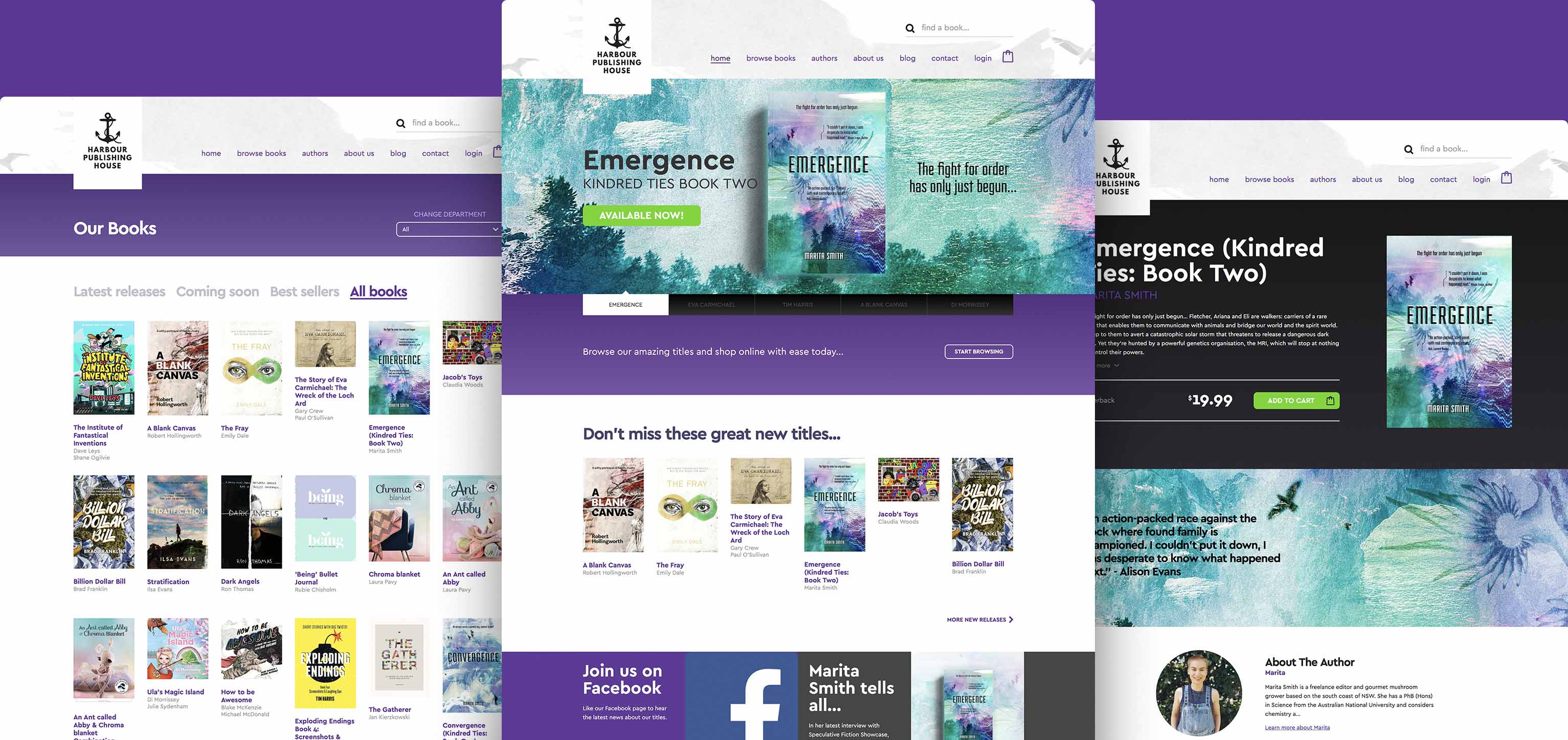 Harbour Publishing House - a project by Ulladulla Web Design