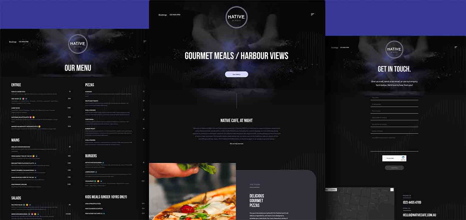 Native @ Night - a project by Ulladulla Web Design